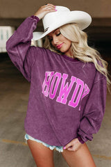 Howdy shirts crew neck sweatshirts pullover tops