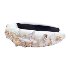 Rodeo White Headband
