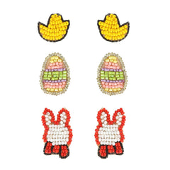 Easter Seed Beed Earrings