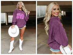 Howdy shirts crew neck sweatshirts pullover tops