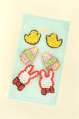 Easter Seed Beed Earrings